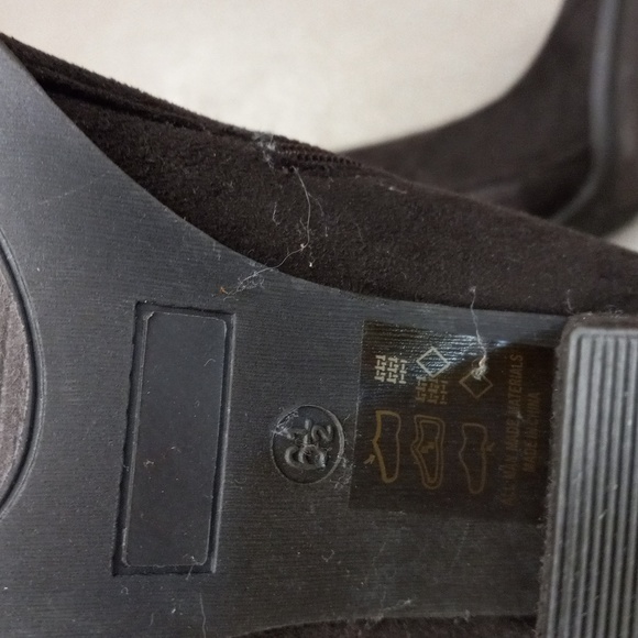 SAVAII  Dark Brown Over the Knee, Heeled Boots - Picture 15 of 16